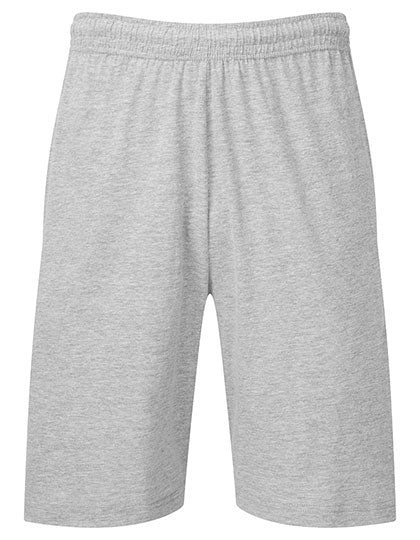 Unisex Iconic 195 Jersey Shorts in Heather Grey, Größe XXL