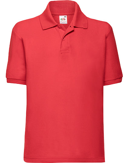 Kids´ 65/35 Polo in Red, Größe 164