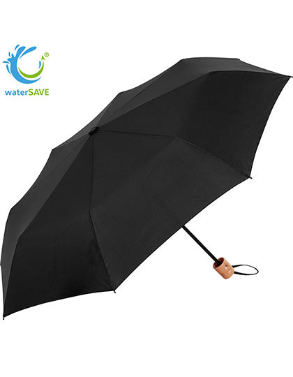 Mini-Taschenschirm ÖkoBrella, waterSAVE® in Black, Größe Ø 98 cm