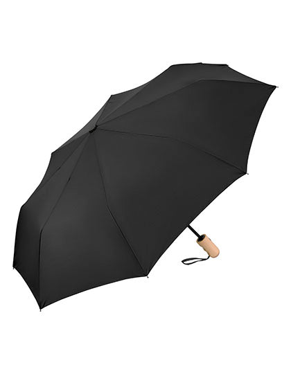 AC-Taschenschirm ÖkoBrella, waterSAVE® in Black, Größe Ø 100 cm