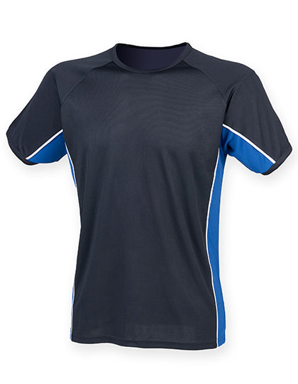 Adult's Performance Panel T-Shirt in Navy, Größe 3XL