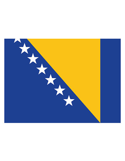 Fahne Bosnien und Herzegowina in Bosnia and Herzegovina, Größe 90 x 150 cm