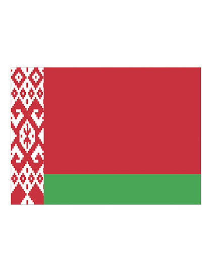 Fahne Weißrussland in Belarus, Größe 90 x 150 cm