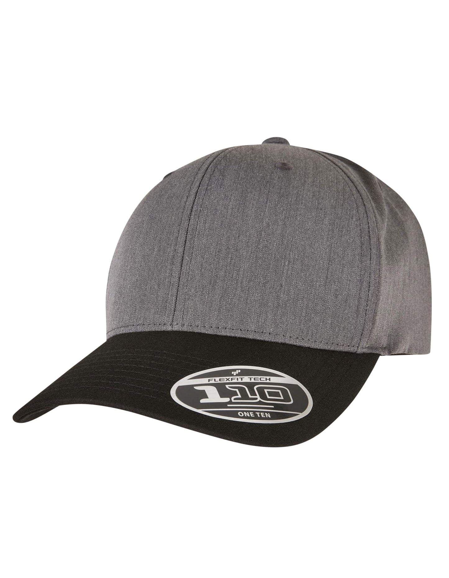 110 Melange Mix Cap in Dark Grey, Größe One Size