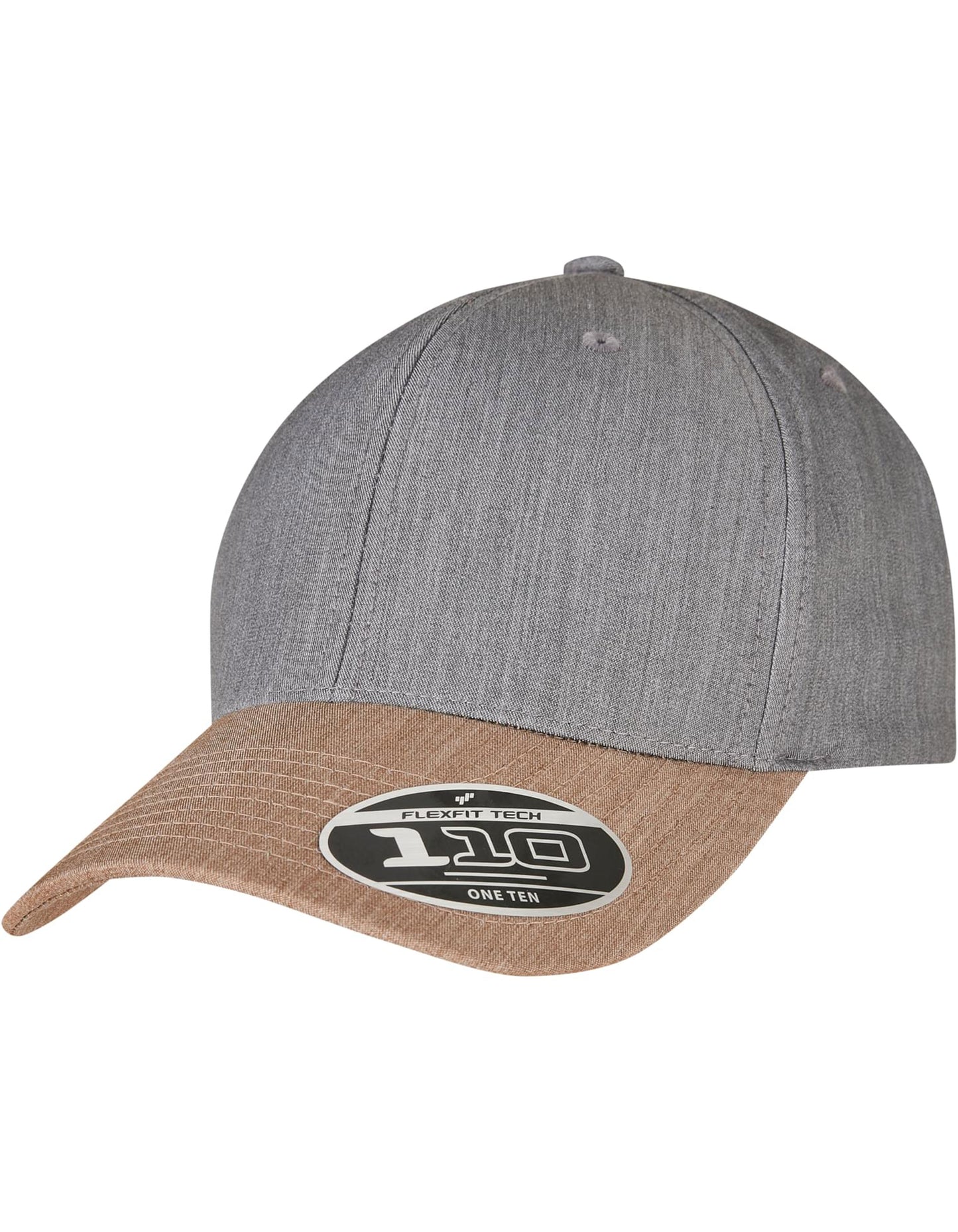 110 Melange Mix Cap in Grey, Größe One Size