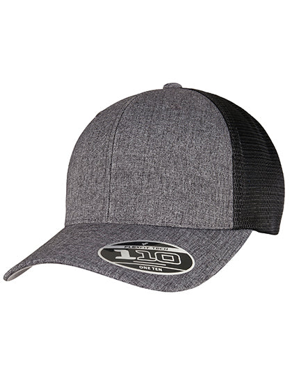 110 Mesh 2-Tone Cap in Melange Charcoal, Größe One Size