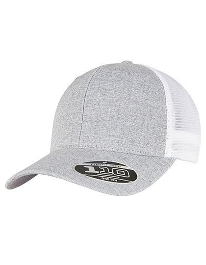 110 Mesh 2-Tone Cap in Melange Silver, Größe One Size