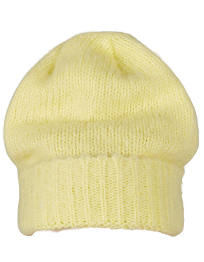 Soft Acrylic Beanie in Yellow, Größe One Size