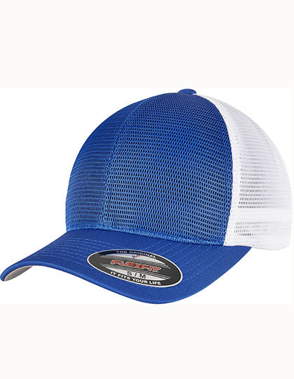 Flexfit 360 Omnimesh Cap 2-Tone in Royal, Größe L/XL