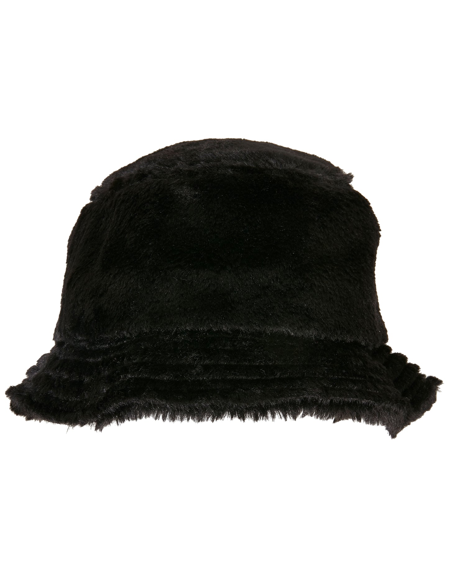 Fake Fur Bucket Hat in Black, Größe One Size