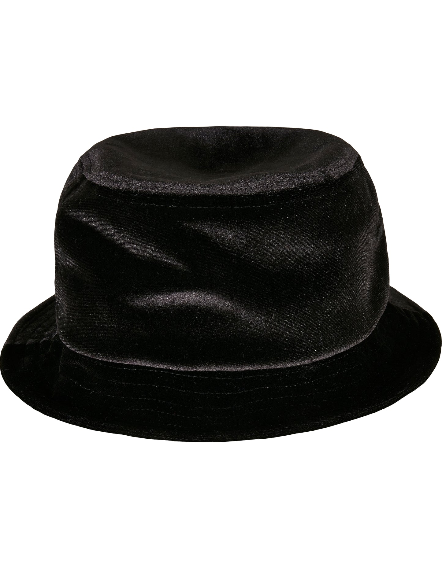Velvet Bucket Hat in Black, Größe One Size