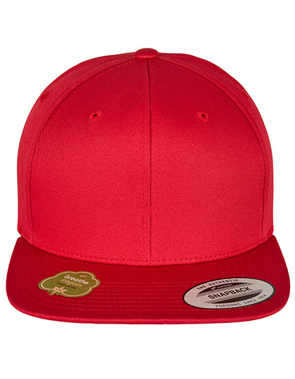 Organic Cotton Snapback in Red, Größe One Size