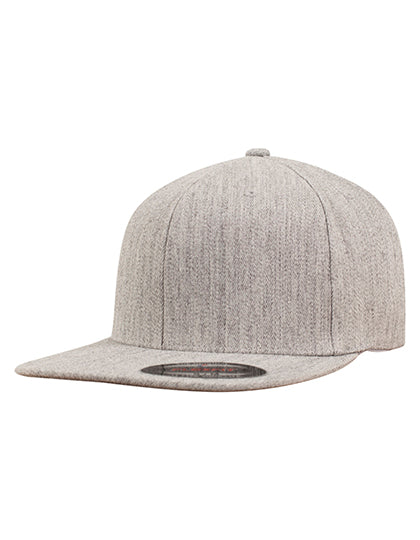 Flexfit Flat Visor in Heather Grey, Größe L/XL
