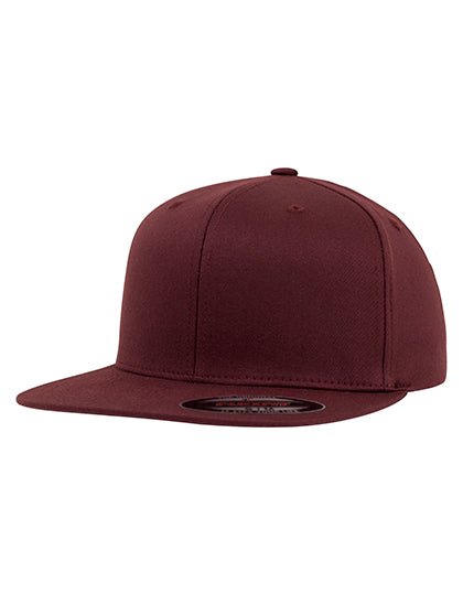 Flexfit Flat Visor in Maroon, Größe L/XL