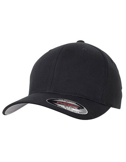 Flexfit Brushed Twill Cap in Black, Größe L/XL