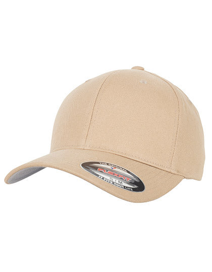 Flexfit Brushed Twill Cap in Khaki, Größe L/XL