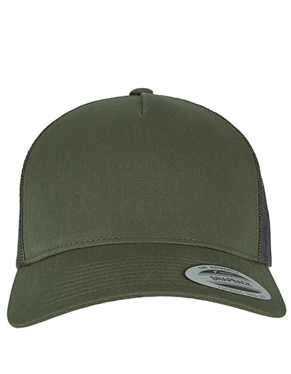 5-Panel Retro Trucker Cap in Chocolate Chip, Größe One Size
