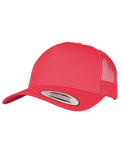 5-Panel Retro Trucker Cap in Red, Größe One Size