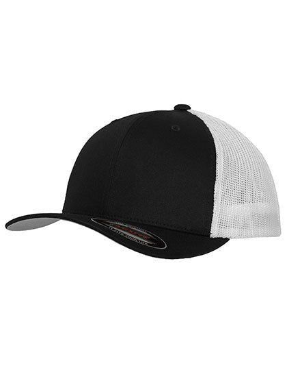 Flexfit Mesh Trucker 2-Tone Cap in Black, Größe L/XL