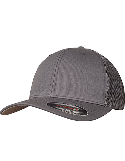 Flexfit Mesh Trucker Cap in Dark Grey, Größe L/XL