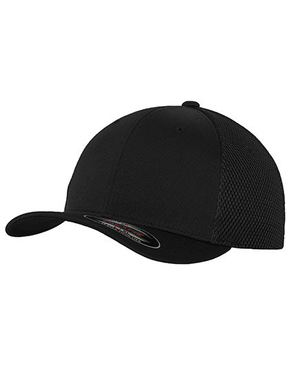 Flexfit Tactel Mesh Cap in Black, Größe L/XL