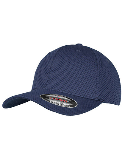 Flexfit 3D Hexagon Jersey Cap in Navy, Größe L/XL