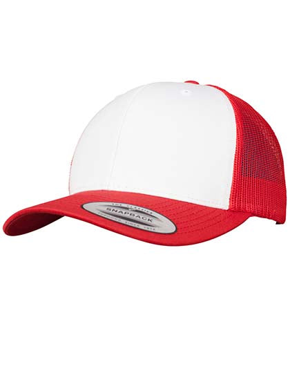 Retro Trucker Colored Front in Red, Größe One Size