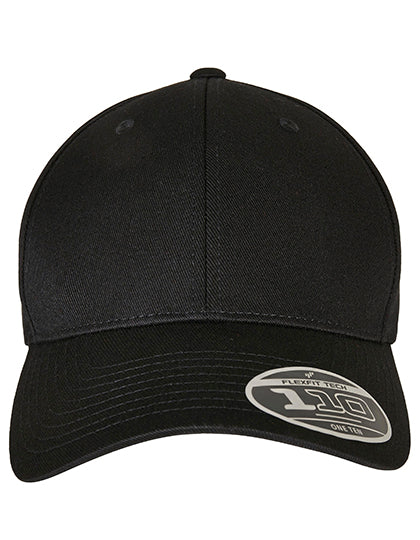 Flexfit 110 Curved Visor Snapback in Black, Größe One Size