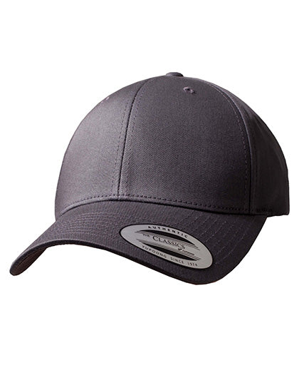 Curved Classic Snapback in Charcoal, Größe One Size