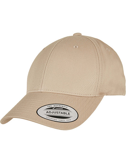 Curved Classic Snapback in Khaki, Größe One Size