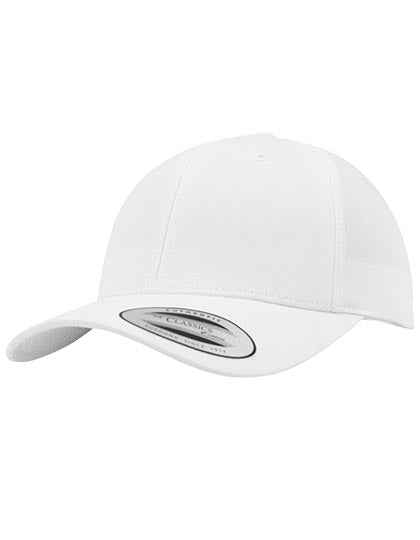 Curved Classic Snapback in White, Größe One Size