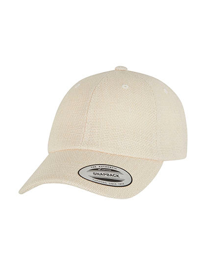 Dad Jute Cap in Off White, Größe One Size