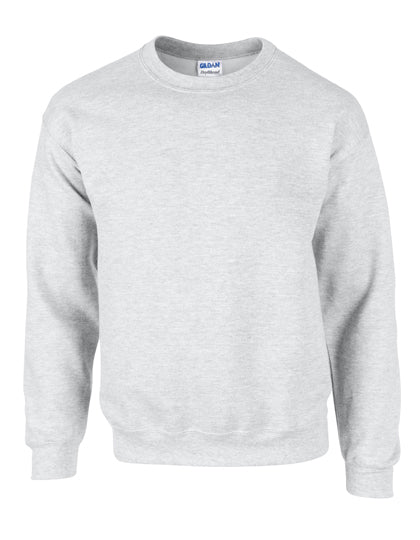 DryBlend® Adult Crewneck Sweatshirt in Ash (Heather), Größe XXL