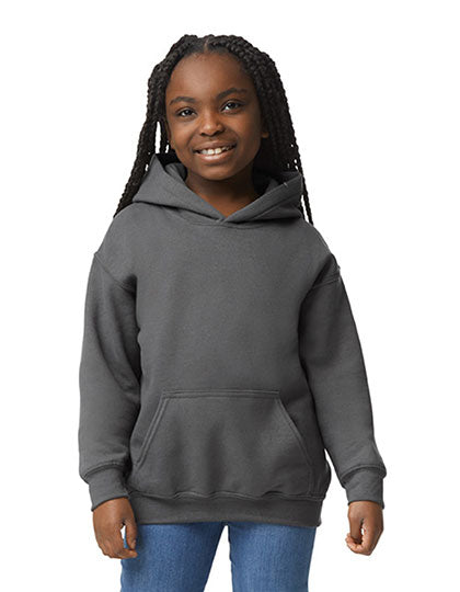Heavy Blend™ Youth Hooded Sweatshirt in Charcoal (Solid), Größe XL (176)