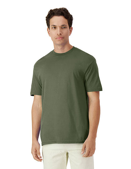 Light Cotton Adult T-Shirt in Military Green, Größe 3XL