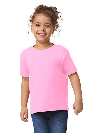 Heavy Cotton™ Toddler T-Shirt in Light Pink, Größe 116/128 (6T)