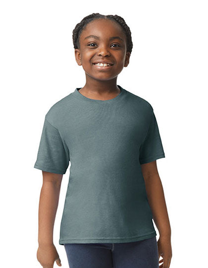 Softstyle® Youth T-Shirt in Dark Heather, Größe XL (164/174)