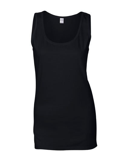 Softstyle® Women´s Tank Top in Black, Größe XXL