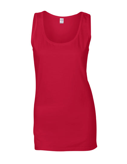 Softstyle® Women´s Tank Top in Cherry Red, Größe XXL
