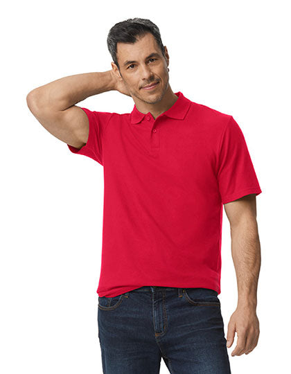 Softstyle® Adult Piqué Polo in Red, Größe 4XL