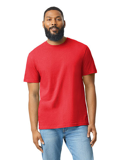 Softstyle® CVC Adult T-Shirt in Red Mist, Größe 3XL