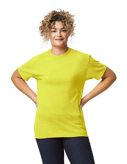 DryBlend® Adult T-Shirt in Safety Green, Größe 3XL
