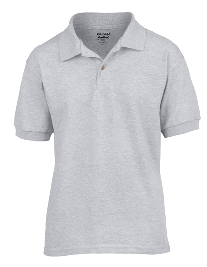 DryBlend® Youth Polo in Sport Grey (Heather), Größe XL (176)