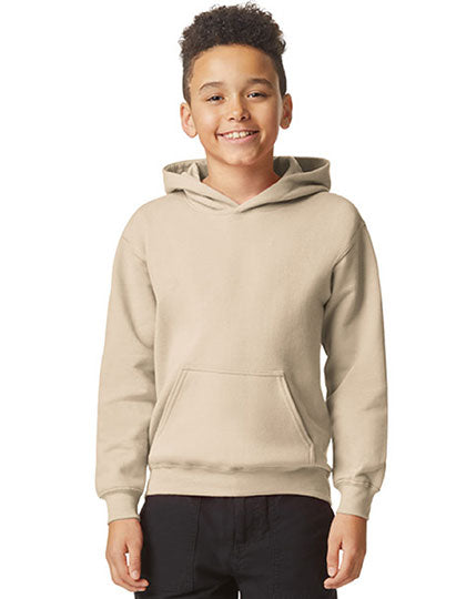 Softstyle® Midweight Fleece Youth Hoodie in Sand, Größe XL (176)