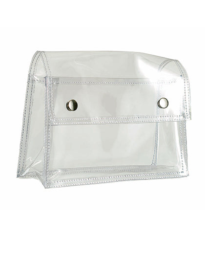 Bag With Press Buttons Universal in Transparent, Größe 19 x 11,5 x 6,5 cm