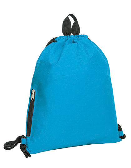 Drawstring Bag Join in Cyan, Größe 36 x 45 cm