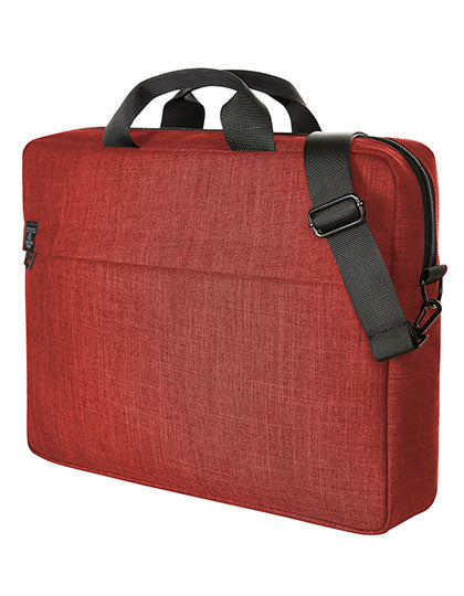 Notebook Bag Europe in Red Melange, Größe 39 x 29 x 8 cm