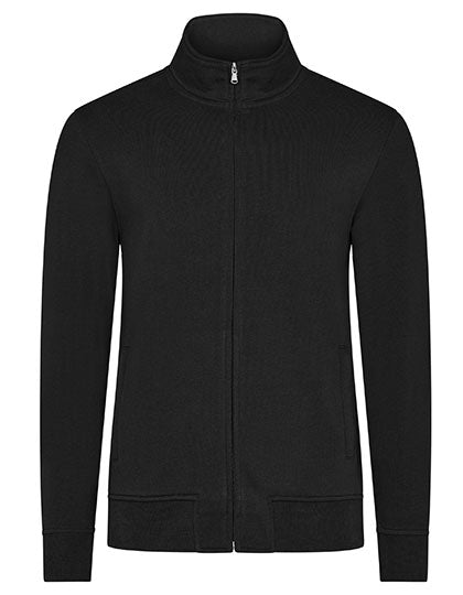 Men´s Premium Full-Zip Sweat Jacket in Black, Größe 6XL