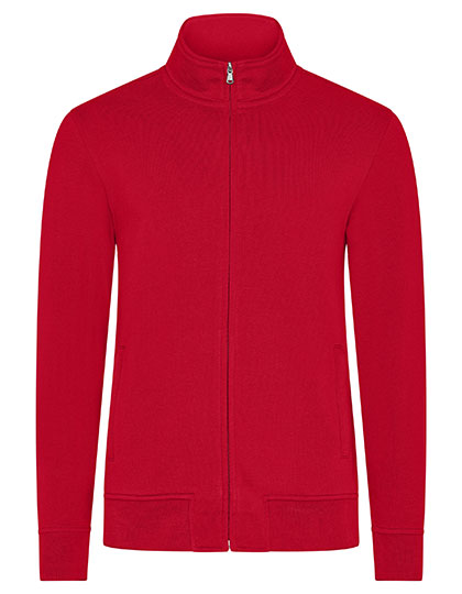 Men´s Premium Full-Zip Sweat Jacket in Red, Größe 6XL