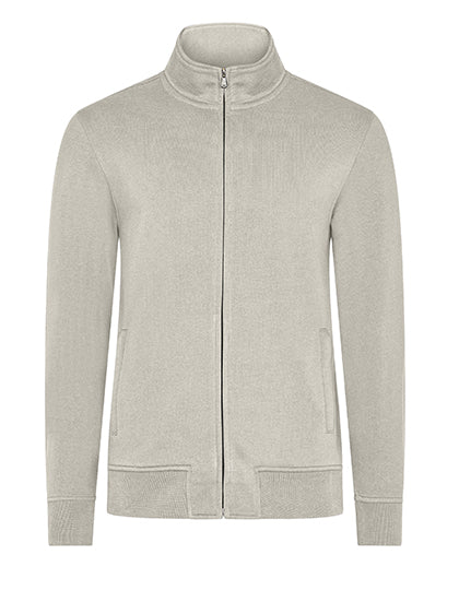 Men´s Premium Full-Zip Sweat Jacket in Sand, Größe 6XL